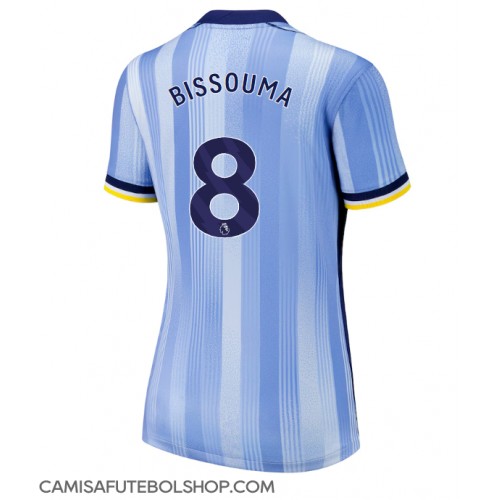 Camisa de time de futebol Tottenham Hotspur Yves Bissouma #8 Replicas 2º Equipamento Feminina 2024-25 Manga Curta